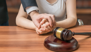 Judge about to hold judge gavel