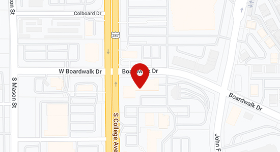Fort Collins map