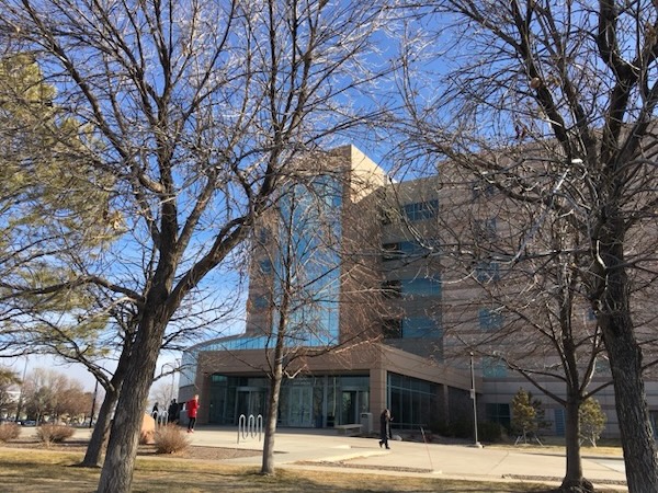 Adams County Justice Center in Brighton, Colorado, where DUI cases are prosecuted.