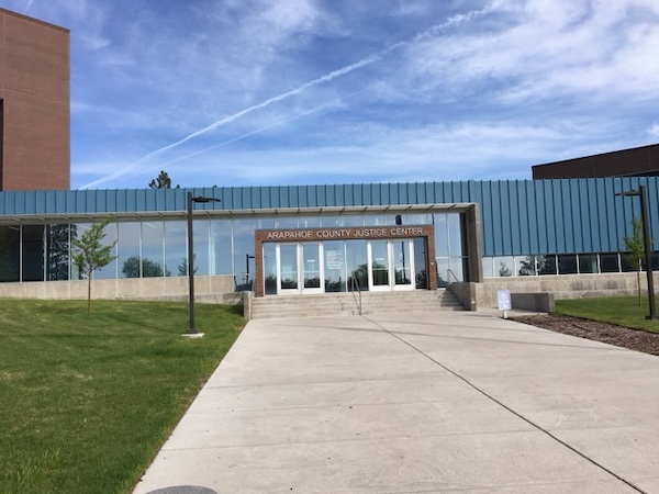 Arapahoe County Justice Center in Centennial, Colorado where DUI cases are heard.