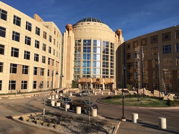 Jefferson County Courthouse in Golden, Colorado handling DUI and criminal cases.