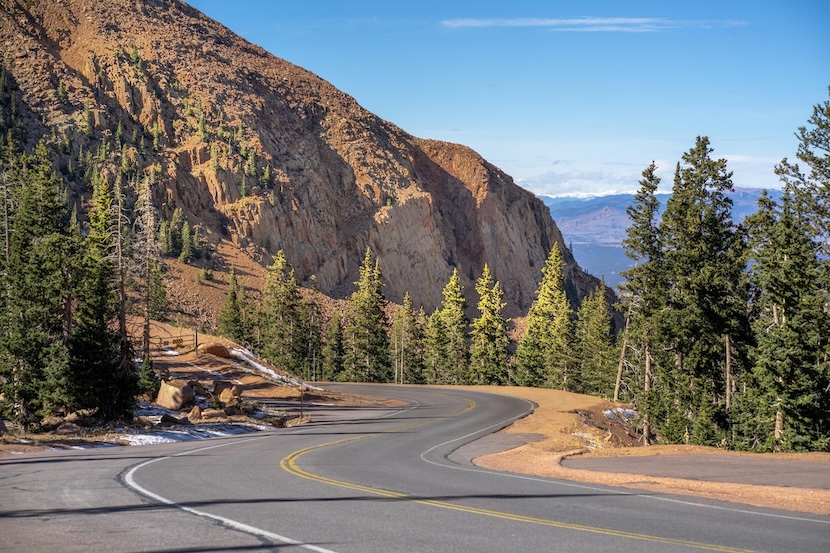 Colorado mountain highway representing DUI and DWAI defense across Colorado counties including Pueblo, Douglas, Larimer, and El Paso.
