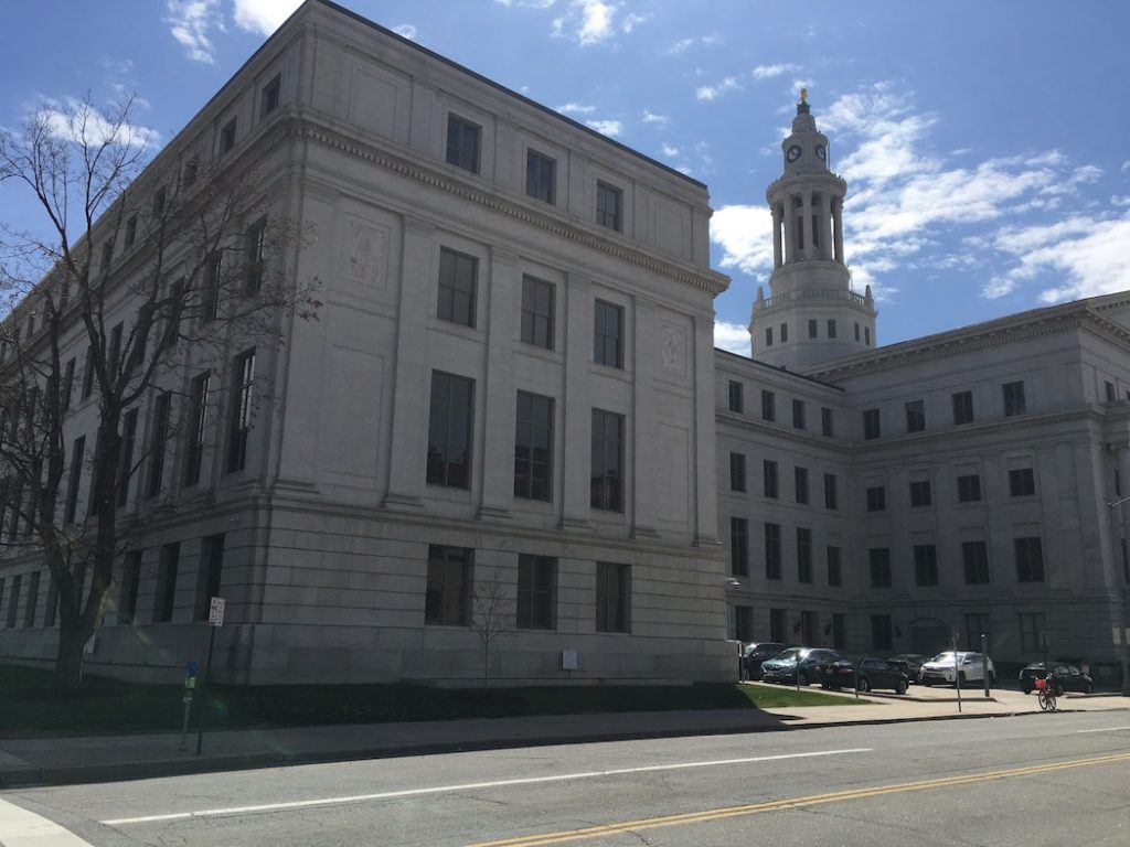 Denver City and County Building at 1437 Bannock Street in Denver, Colorado, home to Denver County Court.