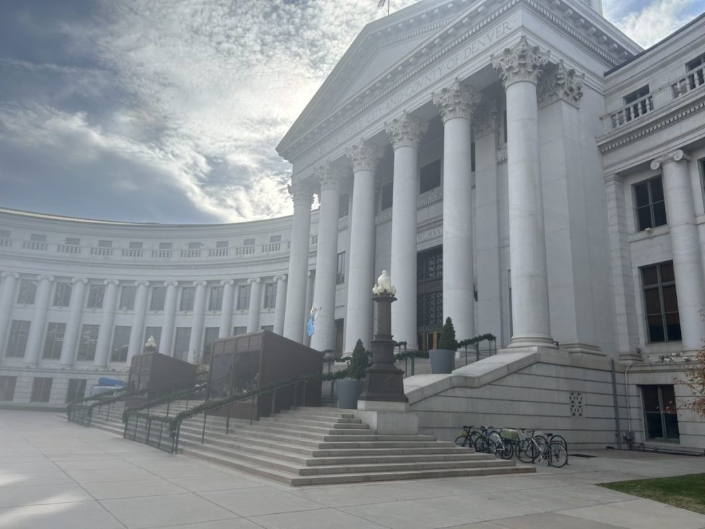 Denver City and County Building at 1437 Bannock Street in Denver, Colorado, where many Denver County Court traffic cases are heard.